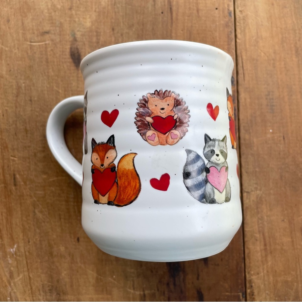 Sheffield Home Mug Cute Critters & Hearts Excellent Condition!
